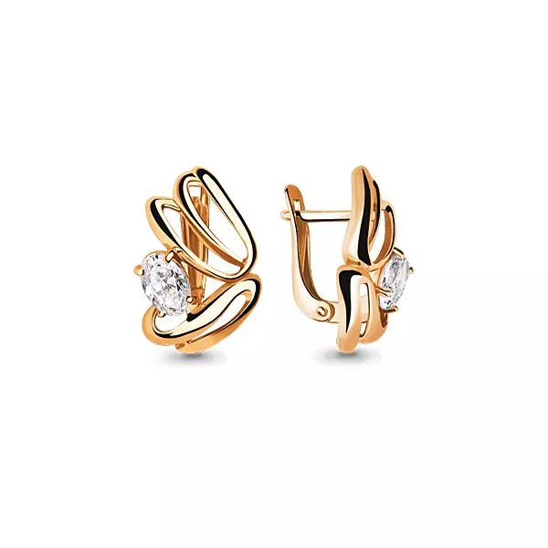 Серьги, золото, артикул LV45996