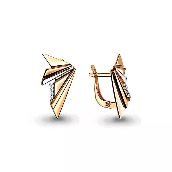 Серьги, артикул LV45958А, золото