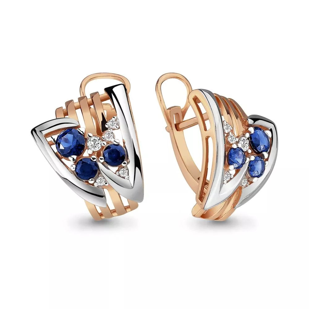 Серьги, артикул LV45903Б, золото