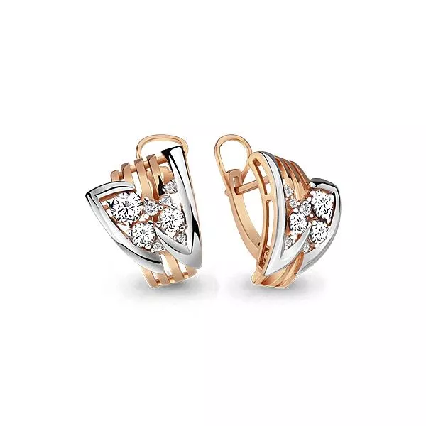 Серьги, артикул LV45903А, золото