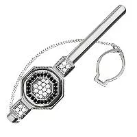 Зажим для галстука из серебра, артикул LV72101Ч