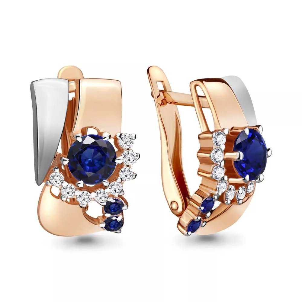 Серьги, артикул LV45891Б, золото