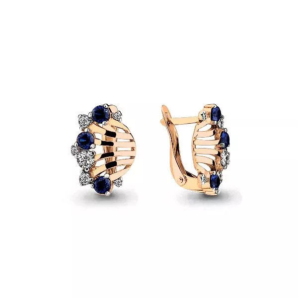 Серьги, золото, артикул LV45889Б