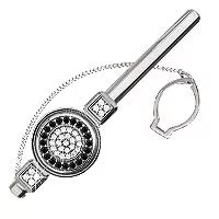 Зажим для галстука, артикул LV72100Ч, серебро