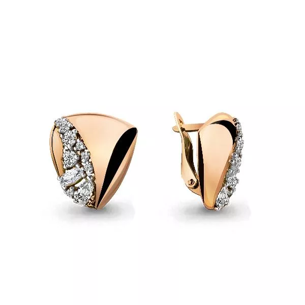 Серьги, артикул LV45860А, золото