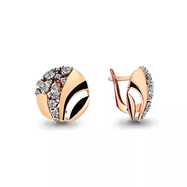 Серьги, артикул LV45855А, золото