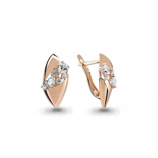 Серьги, золото, артикул LV45850А