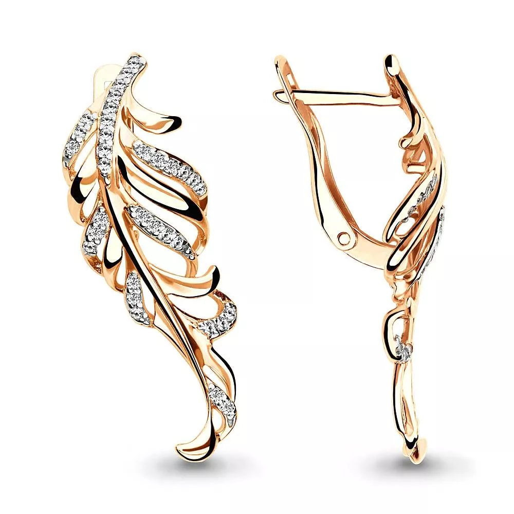 Серьги, золото, артикул LV45819А