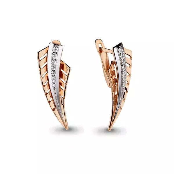 Серьги, золото, артикул LV45817А