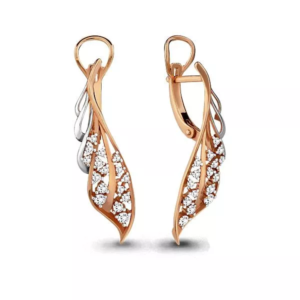 Серьги, золото, артикул LV45812А