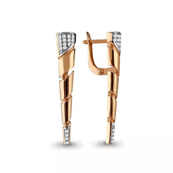 Серьги, золото, артикул LV45784А