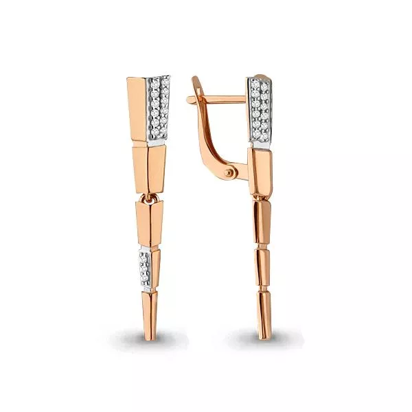 Серьги, золото, артикул LV45783А