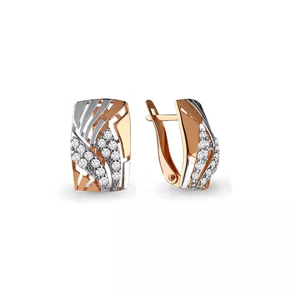 Серьги, артикул LV45773А, золото