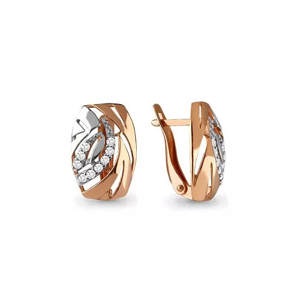 Серьги, золото, артикул LV45768А