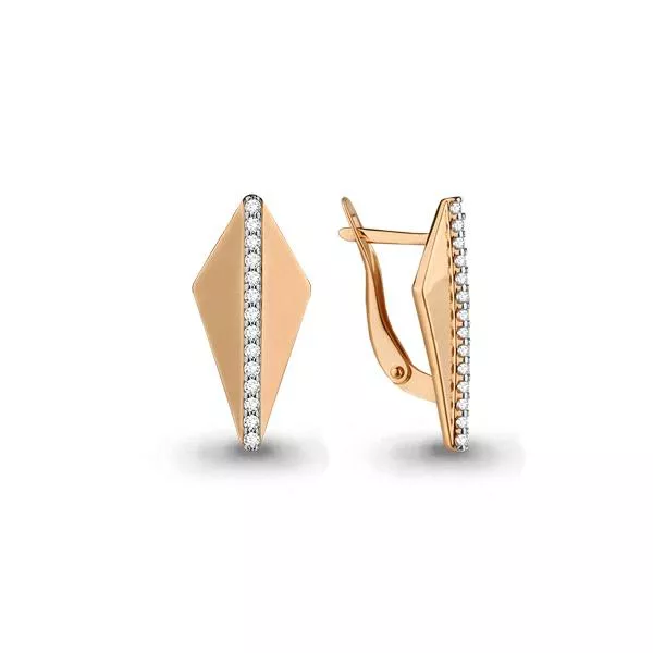 Серьги, золото, артикул LV45714А