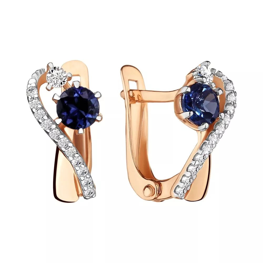 Серьги, золото, артикул LV45703Б