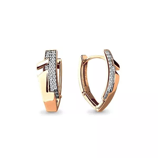 Серьги, артикул LV45652А, золото