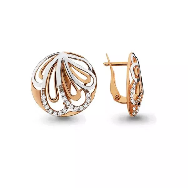 Серьги, золото, артикул LV45639А