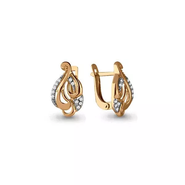 Серьги, золото, артикул LV45633А