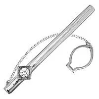 Зажим для галстука из серебра, артикул LV70436