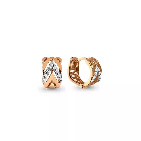 Серьги, золото, артикул LV45582А