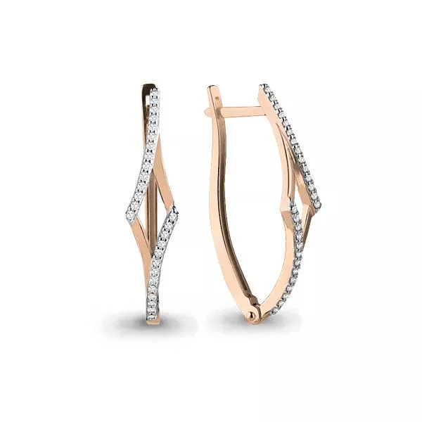 Серьги, золото, артикул LV45580А