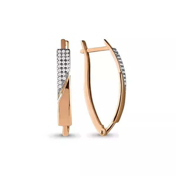 Серьги, артикул LV45576А, золото