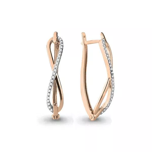 Серьги, золото, артикул LV45575А