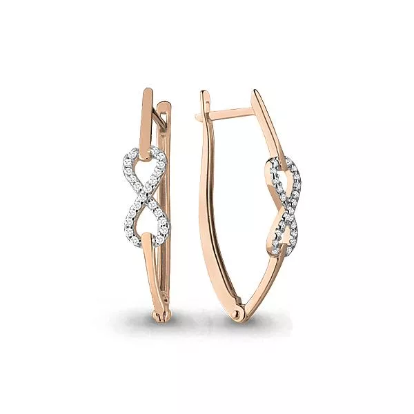 Серьги из золота, артикул LV45573А