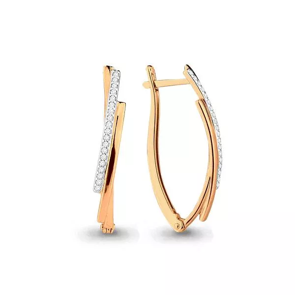 Серьги из золота, артикул LV45568А