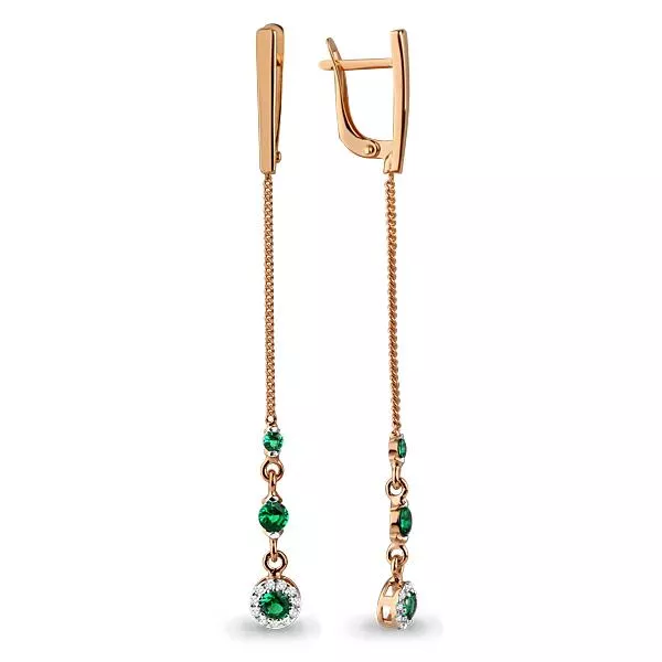 Серьги, артикул LV45518Г, золото