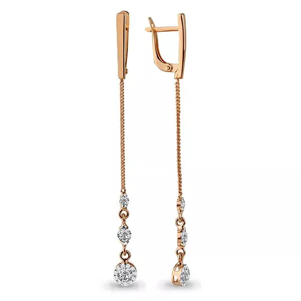 Серьги из золота, артикул LV45518А