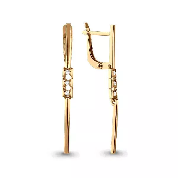 Серьги, золото, артикул LV45515А