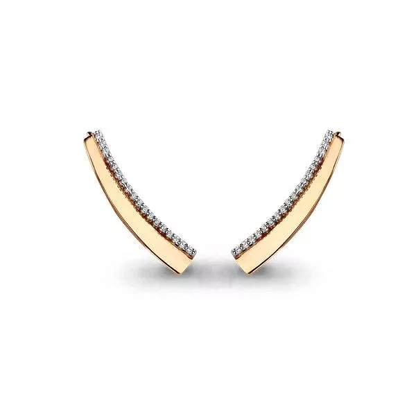 Серьги, артикул LV45502А, золото