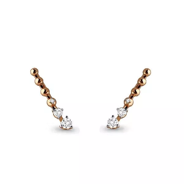 Серьги, артикул LV45500А, золото