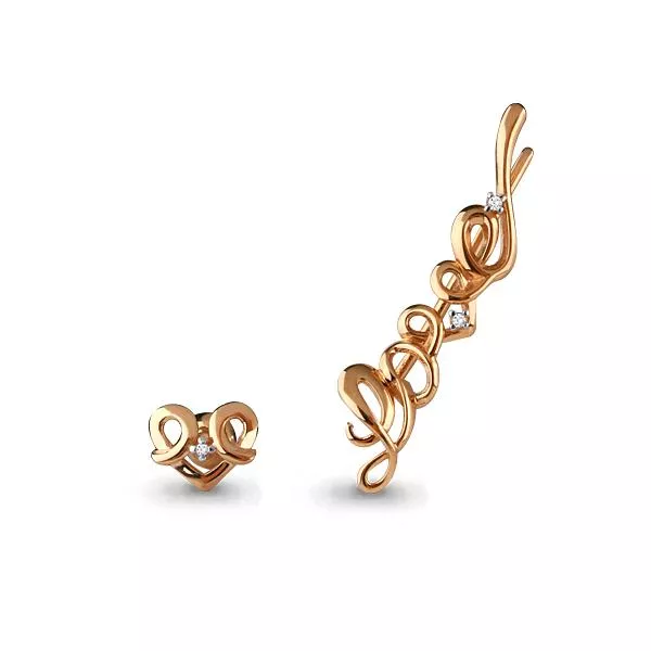 Серьги из золота, артикул LV45499