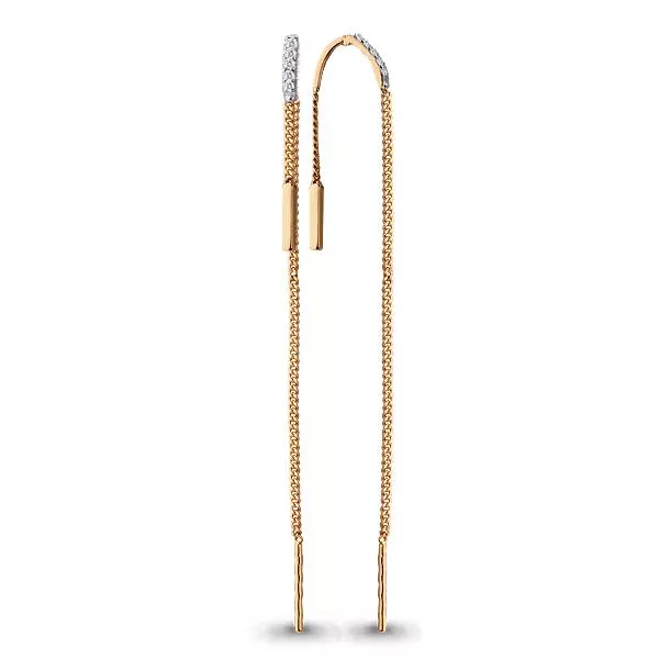 Серьги, артикул LV45490, золото