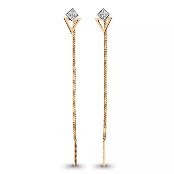 Серьги из золота, артикул LV45488