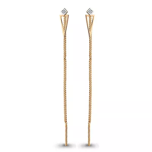 Серьги, артикул LV45487, золото