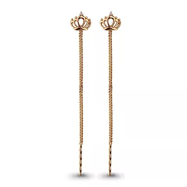 Серьги, золото, артикул LV45474