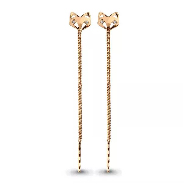 Серьги, артикул LV45472, золото