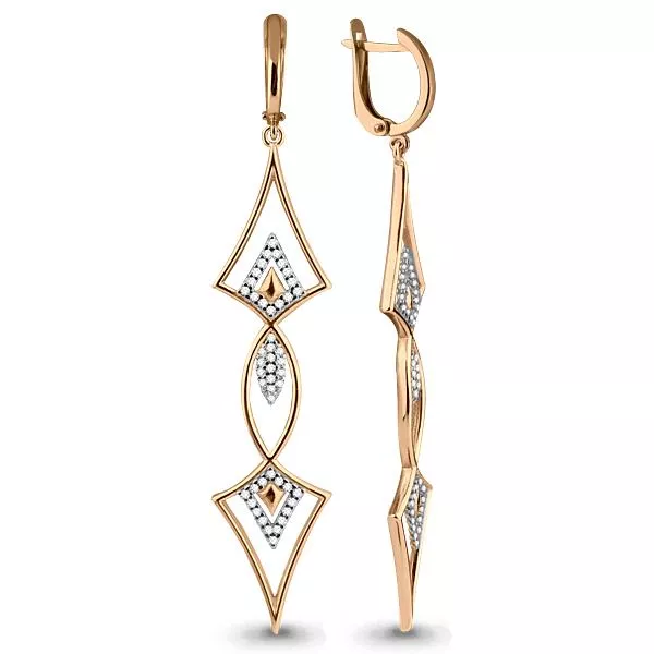 Серьги из золота, артикул LV45468А