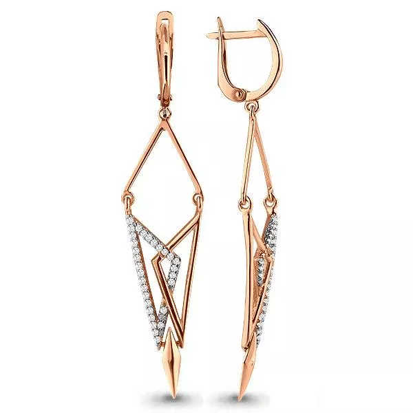 Серьги, артикул LV45463А, золото