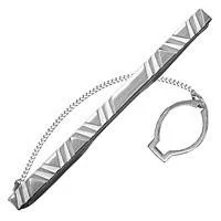 Зажим для галстука, серебро, артикул LV70421