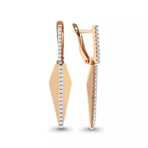Серьги из золота, артикул LV45449А
