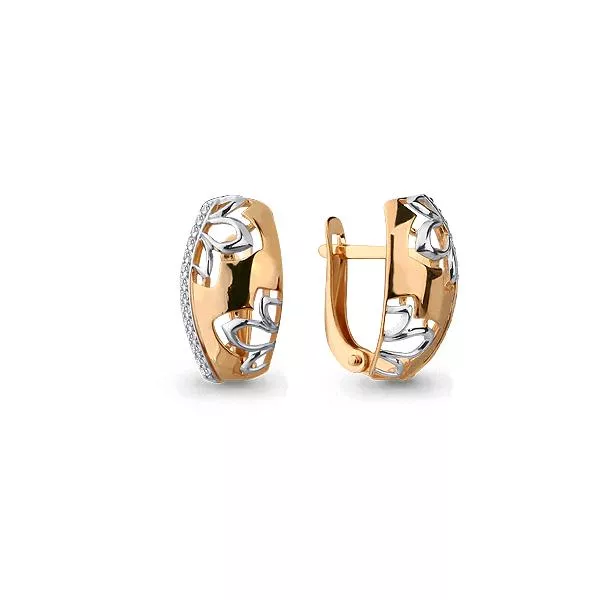 Серьги, артикул LV45442А, золото