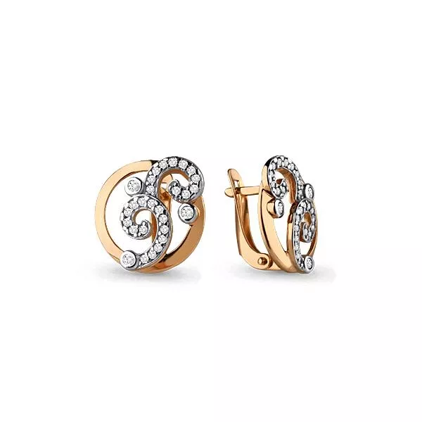 Серьги из золота, артикул LV45438А