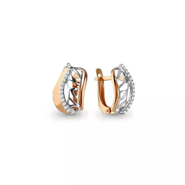 Серьги, золото, артикул LV45437А