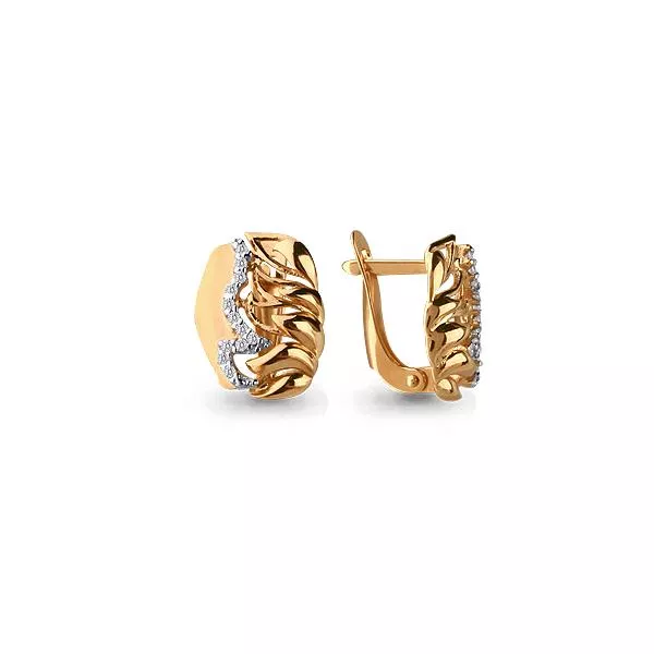 Серьги, золото, артикул LV45412А