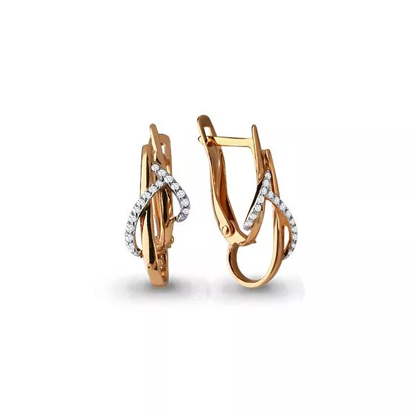 Серьги, артикул LV45409, золото